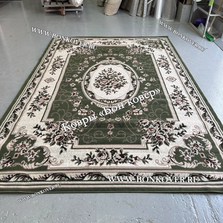 Ковер Лайт Карпет 4 Дизайн 23890 Зеленый